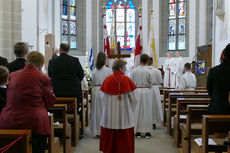 Feier der 1. Heiligen Kommunion in Sankt Crescentius (Foto: Karl-Franz Thiede)